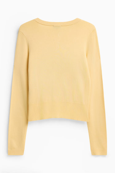 Dona - Jaqueta de punt - groc