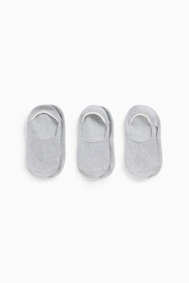 Women - Multipack of 3 - footsies - gray