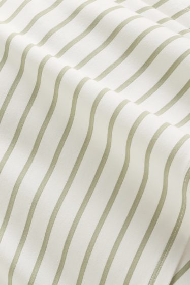 Donna - T-shirt per allattamento - a righe - bianco