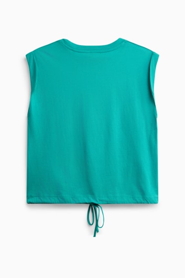 Women - T-shirt - regular fit - turquoise