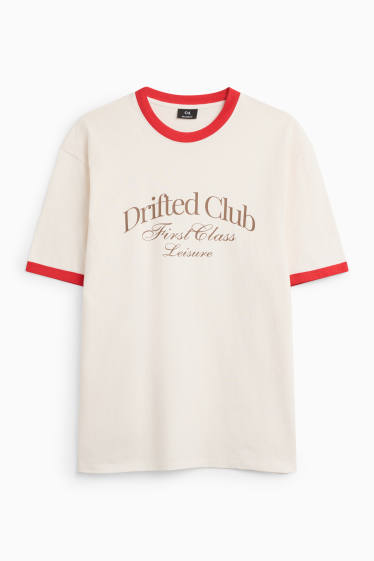 Men - T-shirt - relaxed fit - white