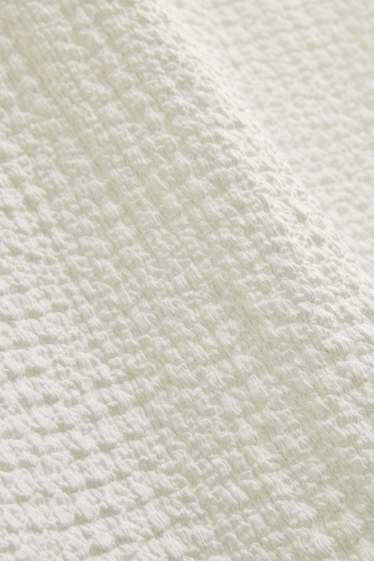 Women - Top - textured - white