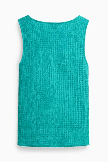 Women - Top - textured - green