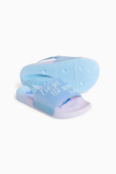 Copii - Fete - Frozen - sandale de baie - roz / albastru deschis