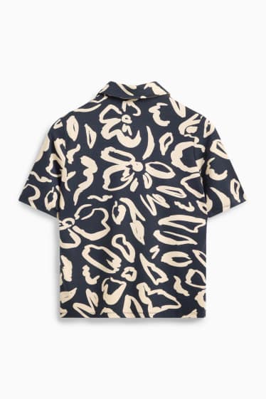 Dona - Brusa - blau/crema