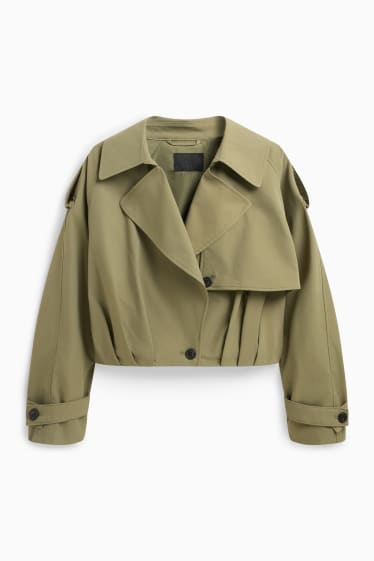 Femmes - Trench court - vert