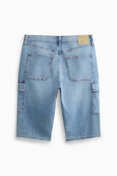 Hommes - Short en jean - jean bleu