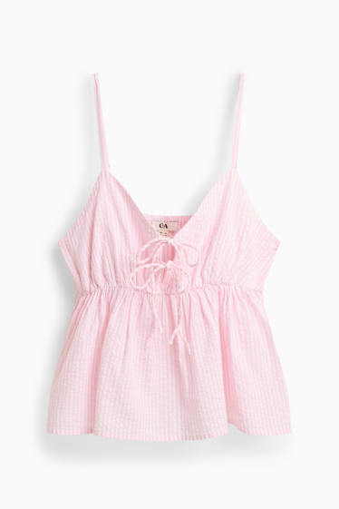 Kobiety - Bluzka - jasnoróżowy