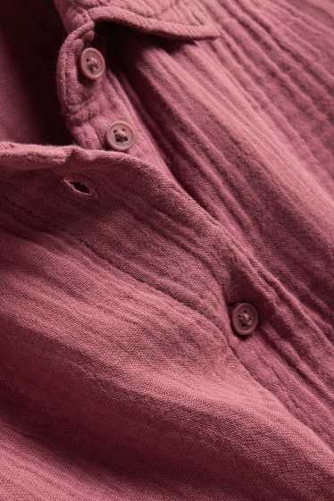 Damen - Musselin-Bluse - rot