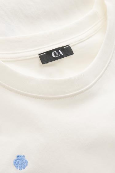 Women - T-shirt - regular fit - white