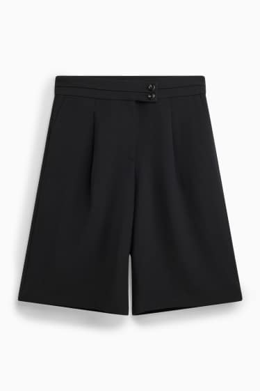 Dames - Bermuda - mid waist - zwart