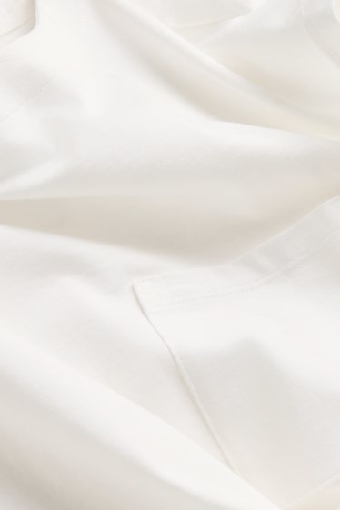 Damen - T-Shirt - Regular Fit - weiß