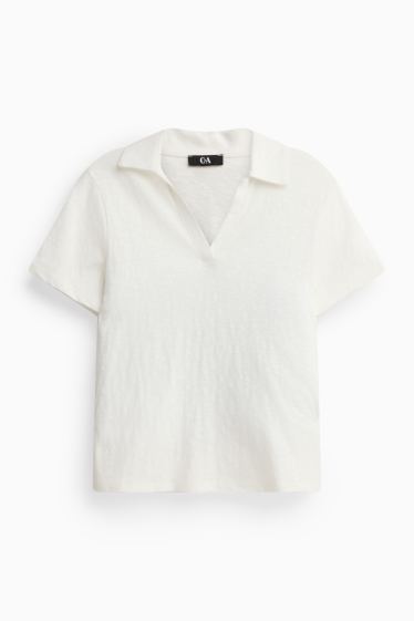 Women - Polo Shirt - white
