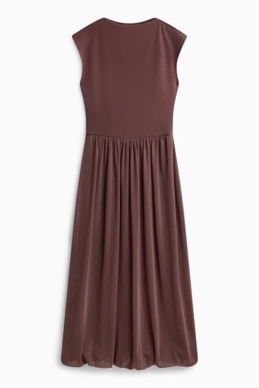 Women - Dress - straight fit - brown