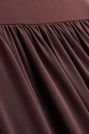 Women - Dress - straight fit - brown