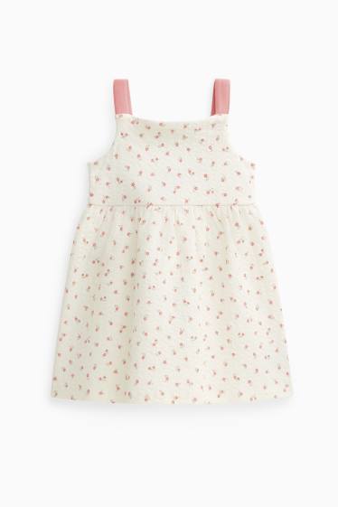 Bébés filles - Robe bébé - blanc / rose