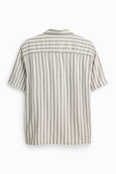 Hommes - Chemise - blanc / vert