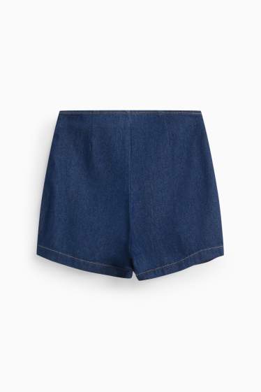 Damen - Jeans-Skort - dunkeljeansblau