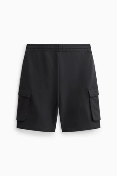 Men - Sweat shorts - black