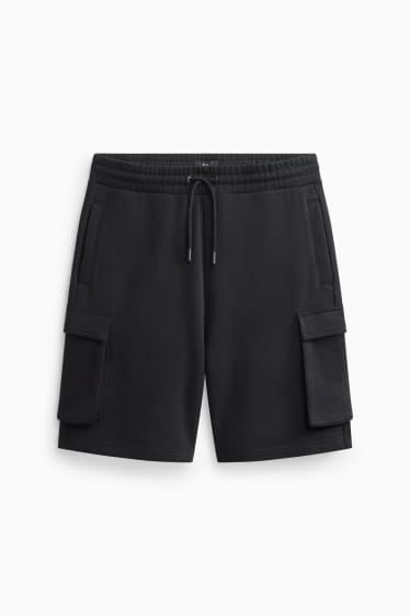 Men - Sweat shorts - black