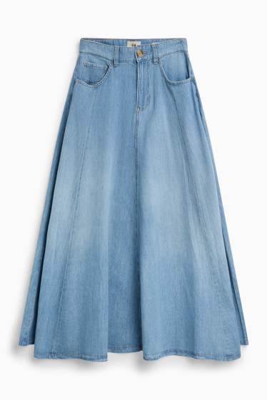 Damen - Jeansrock - jeansblau