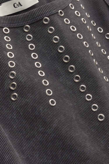 Bambine - Top - grigio scuro