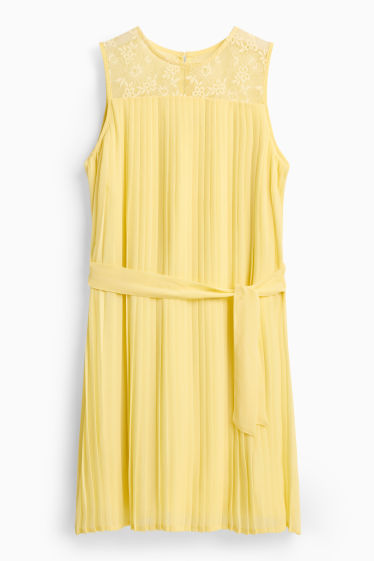 Copii - Fete - Rochie plisată - galben