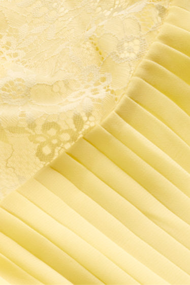 Copii - Fete - Rochie plisată - galben