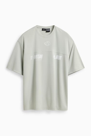 Herren - T-Shirt - Oversized - Naruto - hellgrün