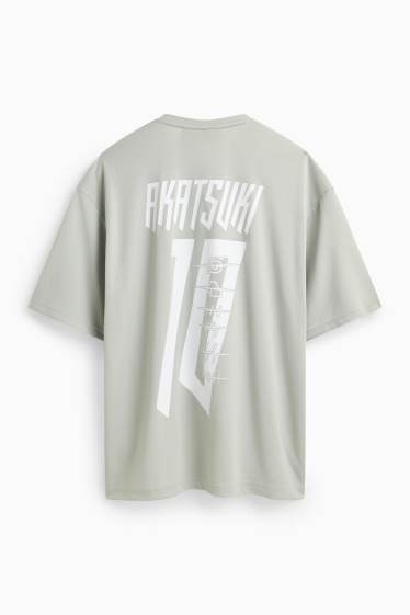 Herren - T-Shirt - Oversized - Naruto - hellgrün