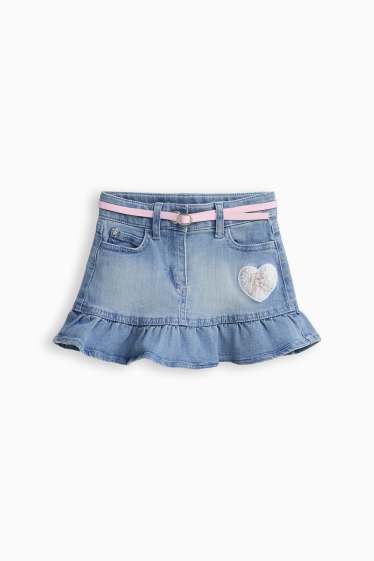 Děti - dívky - Sukně - džíny - modré