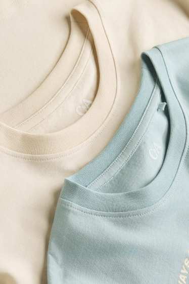 Kinderen: jongens - T-shirt - beige