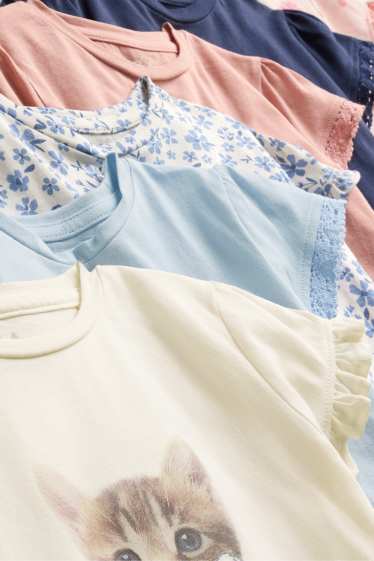 Copii - Fete - Tricou - alb-crem