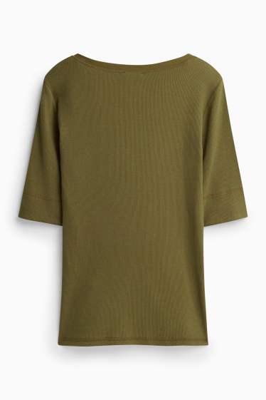 Women - T-shirt - khaki