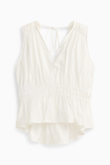 Femei - Bluză - alb