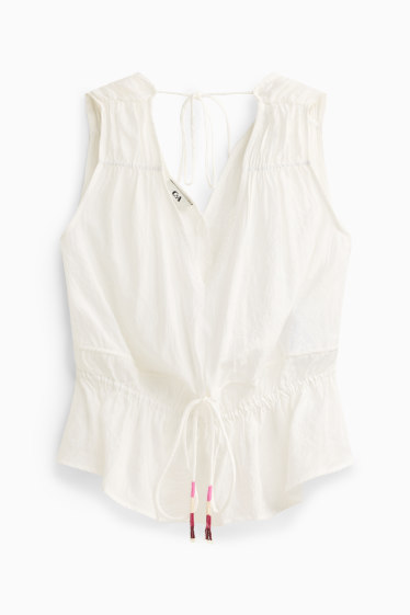 Femei - Bluză - alb