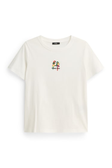 Femmes - T-shirt - blanc