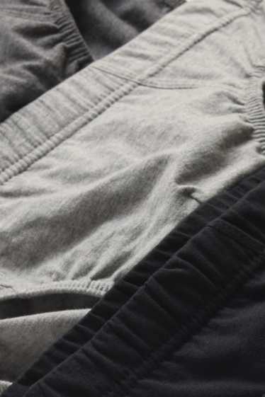Hommes - Lot de 3 - slips - gris
