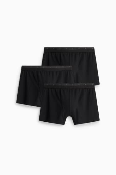 Herren - Multipack 3er - Trunks - schwarz