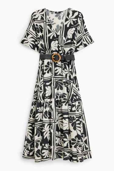 Femmes - Robe - blanc / noir