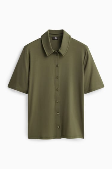 Damen - Hemdbluse - khaki