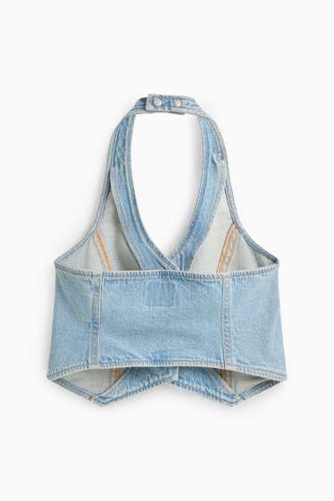 Damen - Jeans-Top - helljeansblau