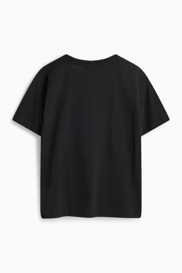 Damen - T-Shirt - Regular Fit - Micky Maus - schwarz