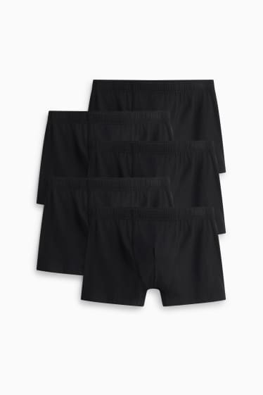 Heren - Set van 5 - trunks - zwart