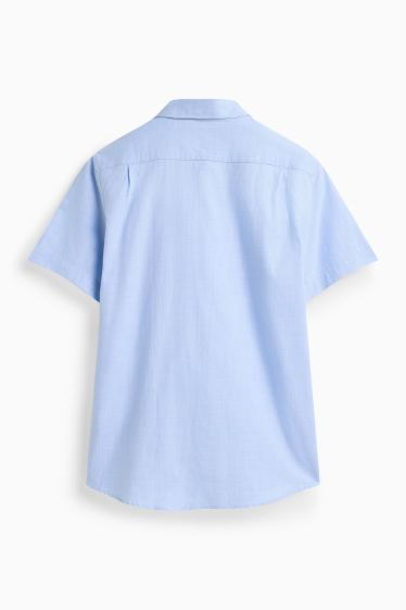 Heren - Business overhemd - blauw