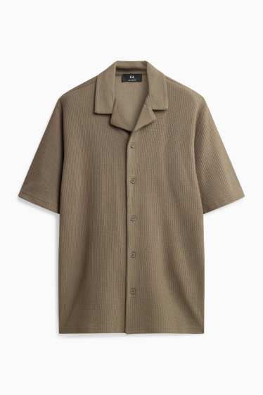 Men - Shirt - brown