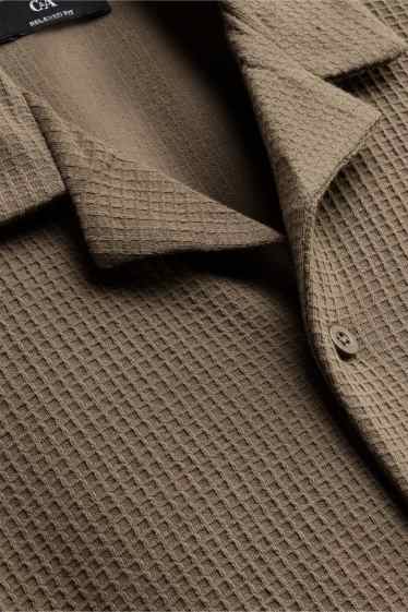 Men - Shirt - brown