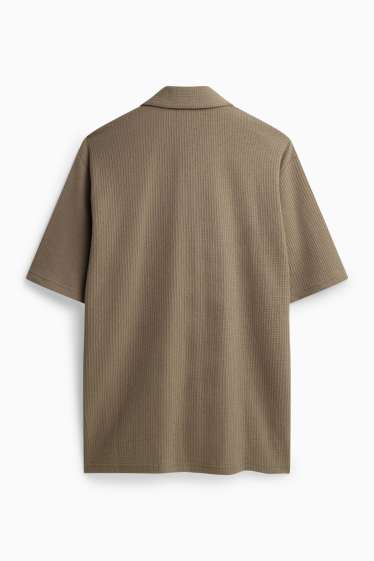 Men - Shirt - brown