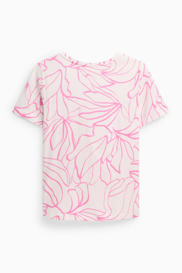 Women - T-shirt - white / rose