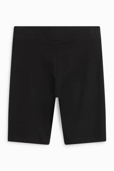 Damen - Multipack 2er - Biker-Shorts - schwarz